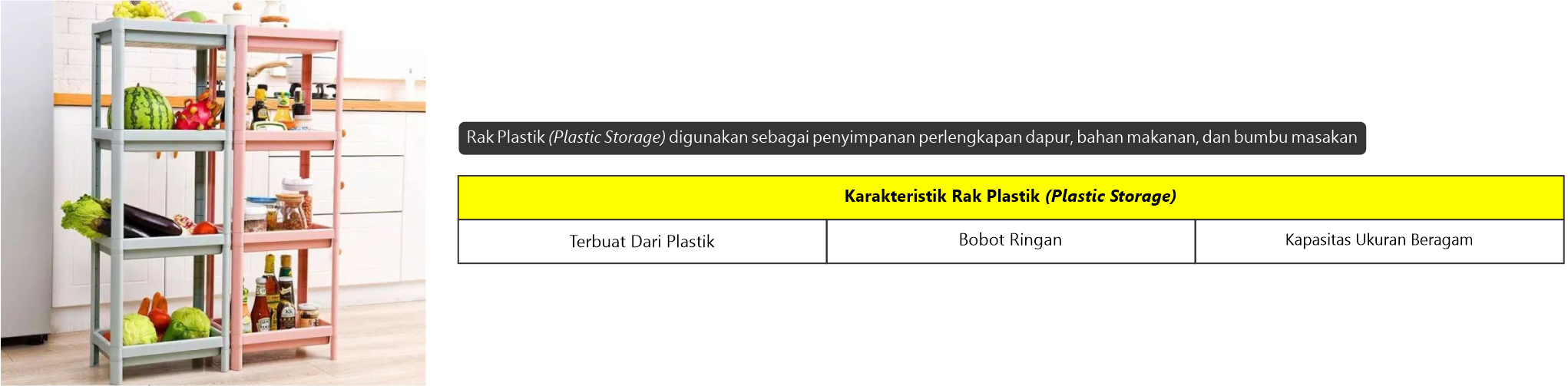 Rak plastik